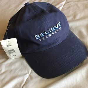 Vintage Sea World Believe Cap
